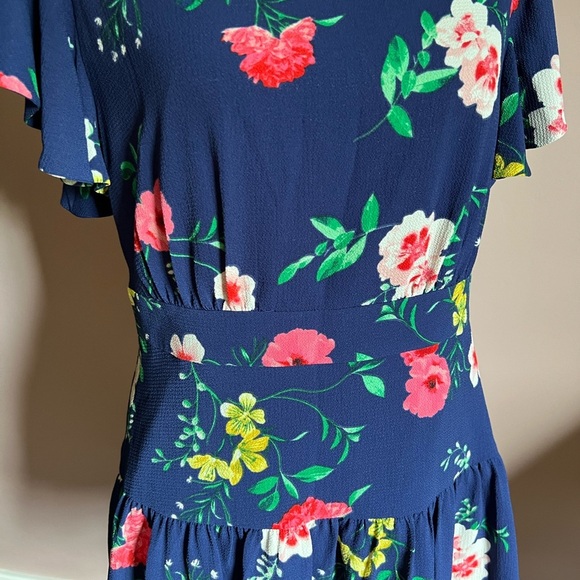 Eliza J Floral Blue Dress NWT - Picture 2 of 8